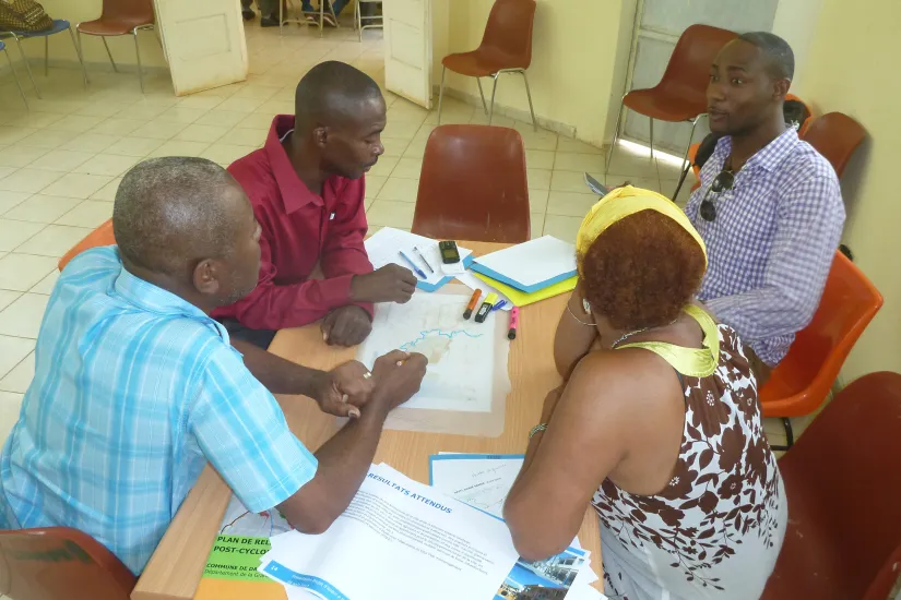 Workshop in Dame Marie, Haiti, UN-Habitat