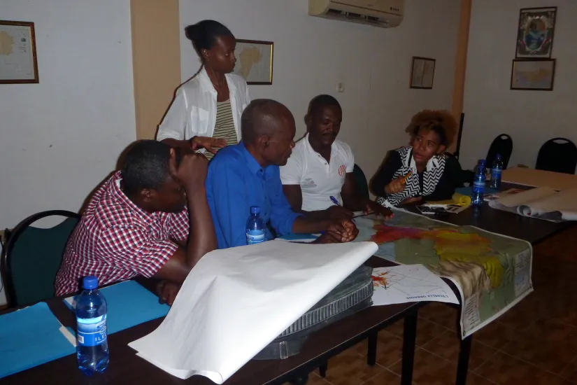 Workshop in Les Cayes, Haiti, UN-Habitat