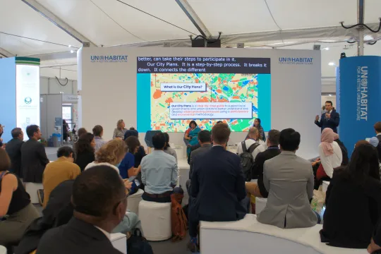 Our City Plans digital platform was launched at the Eleventh Edition of the World Urban Forum