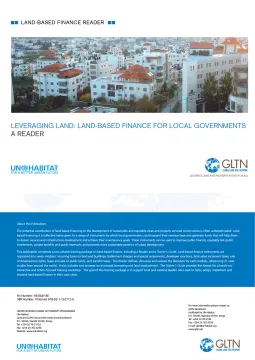 Leveraging Land: Land-based Finance for Local Governments - A Reader