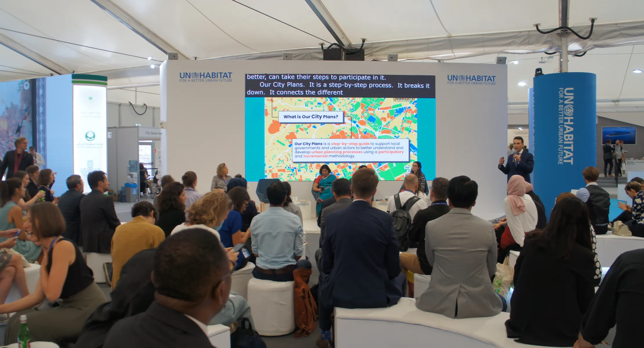 Our City Plans digital platform was launched at the Eleventh Edition of the World Urban Forum